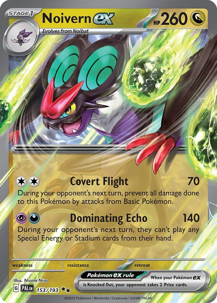 Paldea Evolved Noivern EX #153/193